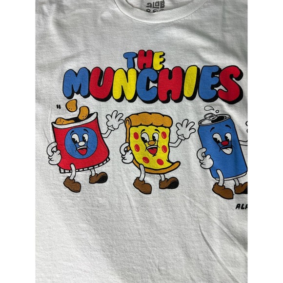 A Lab Mens Graphic Shirt Large Munchies Humor Funny - Picture 5 of 13